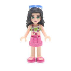 LEGO frnd204 - Friends Emma (Dark Pink Shorts, Lime Bikini Top, Sunglasses)
