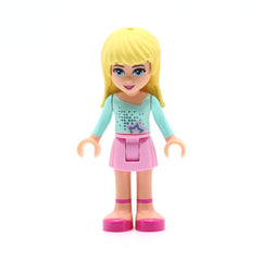 LEGO frnd003 - Friends Stephanie (Bright Pink Skirt, Light Aqua Long Sleeve Top)