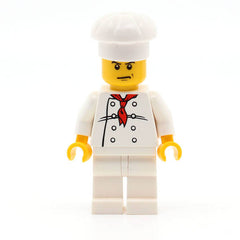 LEGO cty0532 -Chef (White Torso with 8 Buttons, White Legs, Angry Eyebrows)