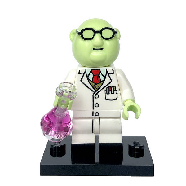 NEW - LEGO coltm-02 - Dr. Bunsen Honeydew, The Muppets (Set mit Stand und Zubehör)