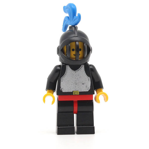 LEGO cas176 - Breastplate (Black, Black Legs with Red Hips, Black Grille Helmet)