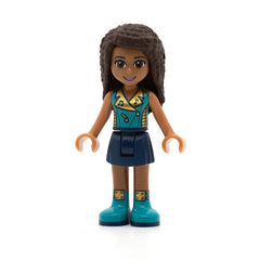 LEGO frnd242 - Friends Andrea (Dark Blue Skirt, Dark Turquoise Top)