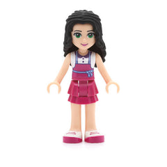 LEGO frnd183 - Friends Emma (Magenta Layered Skirt, White Top with Magenta Apron)