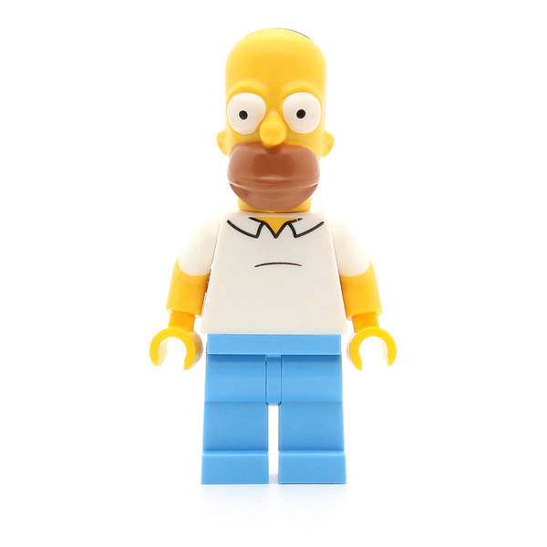 LEGO sim007 - Homer Simpsons, The Simpsons, Series 1 (Minifigur ohne Stand und Zubehör)