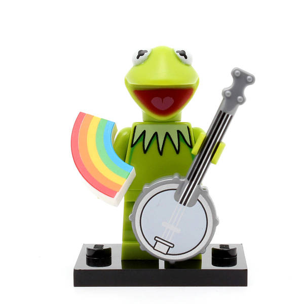 NEW - LEGO coltm-05 - Kermit the Frog, The Muppets (Set mit Stand und Zubehör)