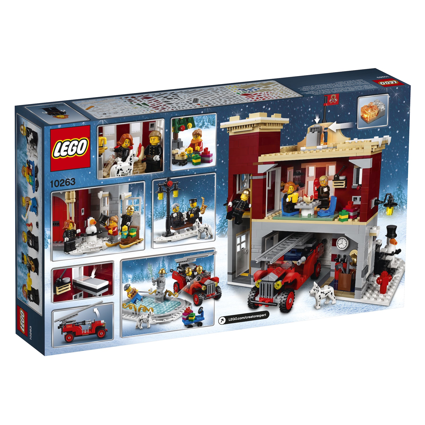 B-Ware | LEGO Creator Expert (10263) Winterliche Feuerwehrstation | Winter Village Fire Station