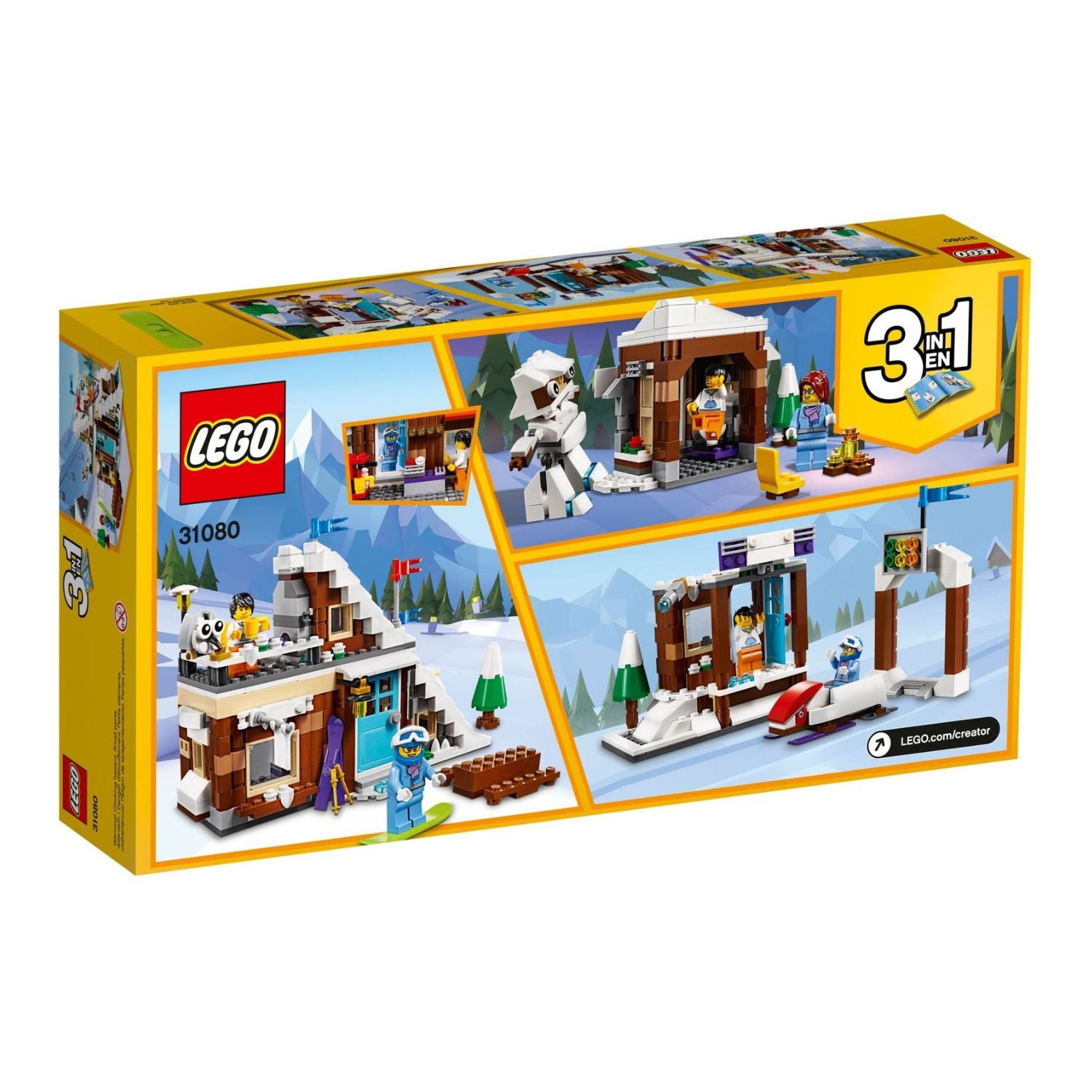 NEU - LEGO Creator 3in1 (31080) Modulares Wintersportparadies