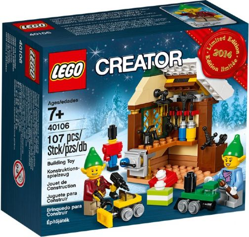 NEU - LEGO Holidays & Events (40106) Spielzeug-Werkstatt | Toy Workshop (Limited Edition 2014 Holiday Set (1 of 2))