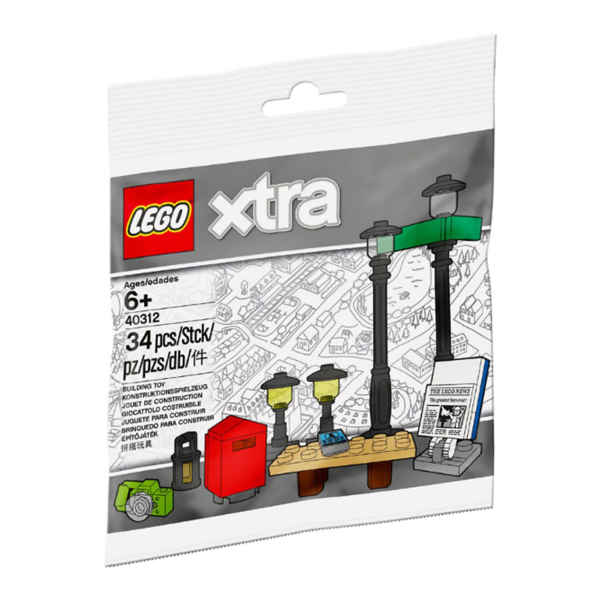 NEU - LEGO xtra (40312) Straßenlaternen | Streetlamps