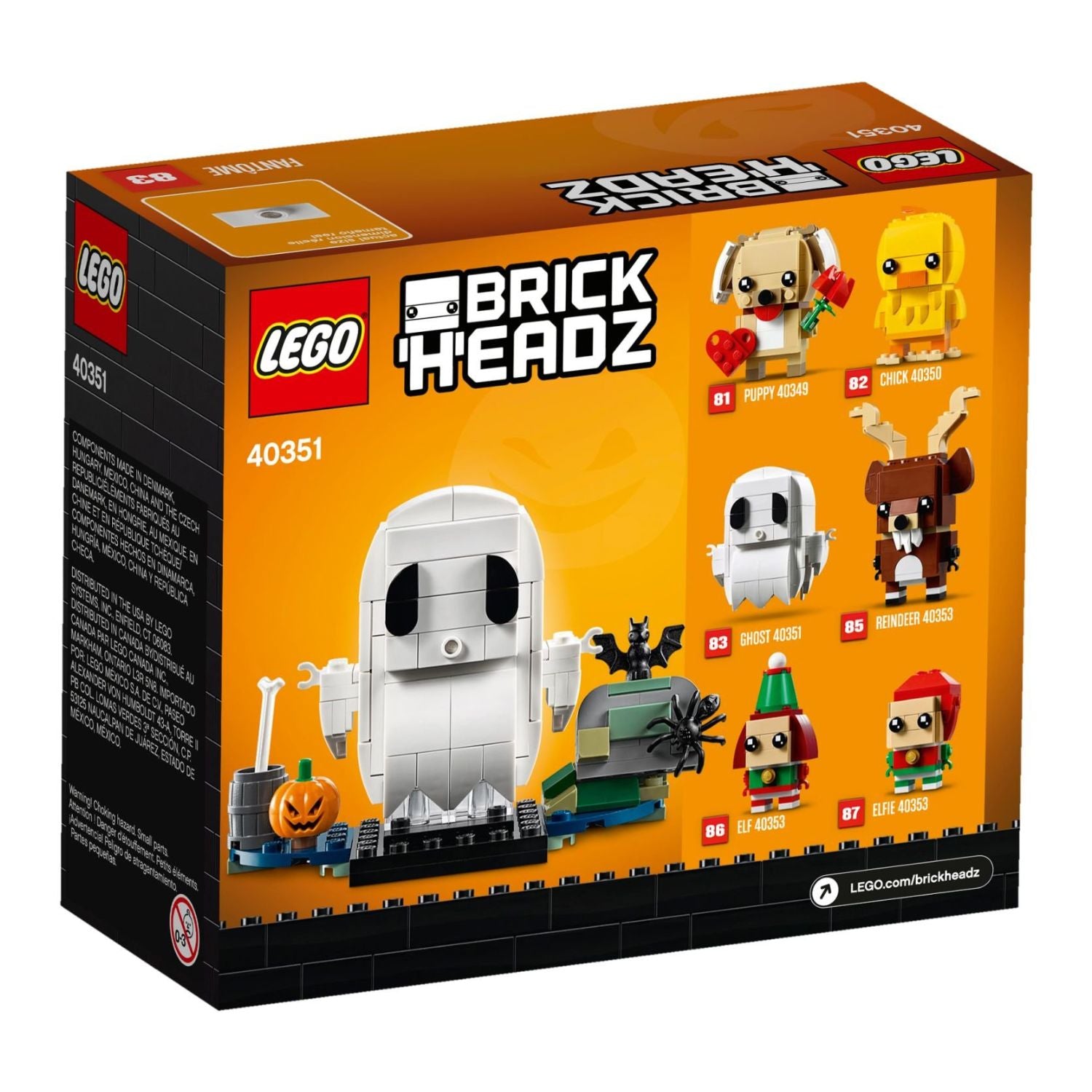 NEU - LEGO Brickheadz (40351) Halloween-Gespenst | Ghost