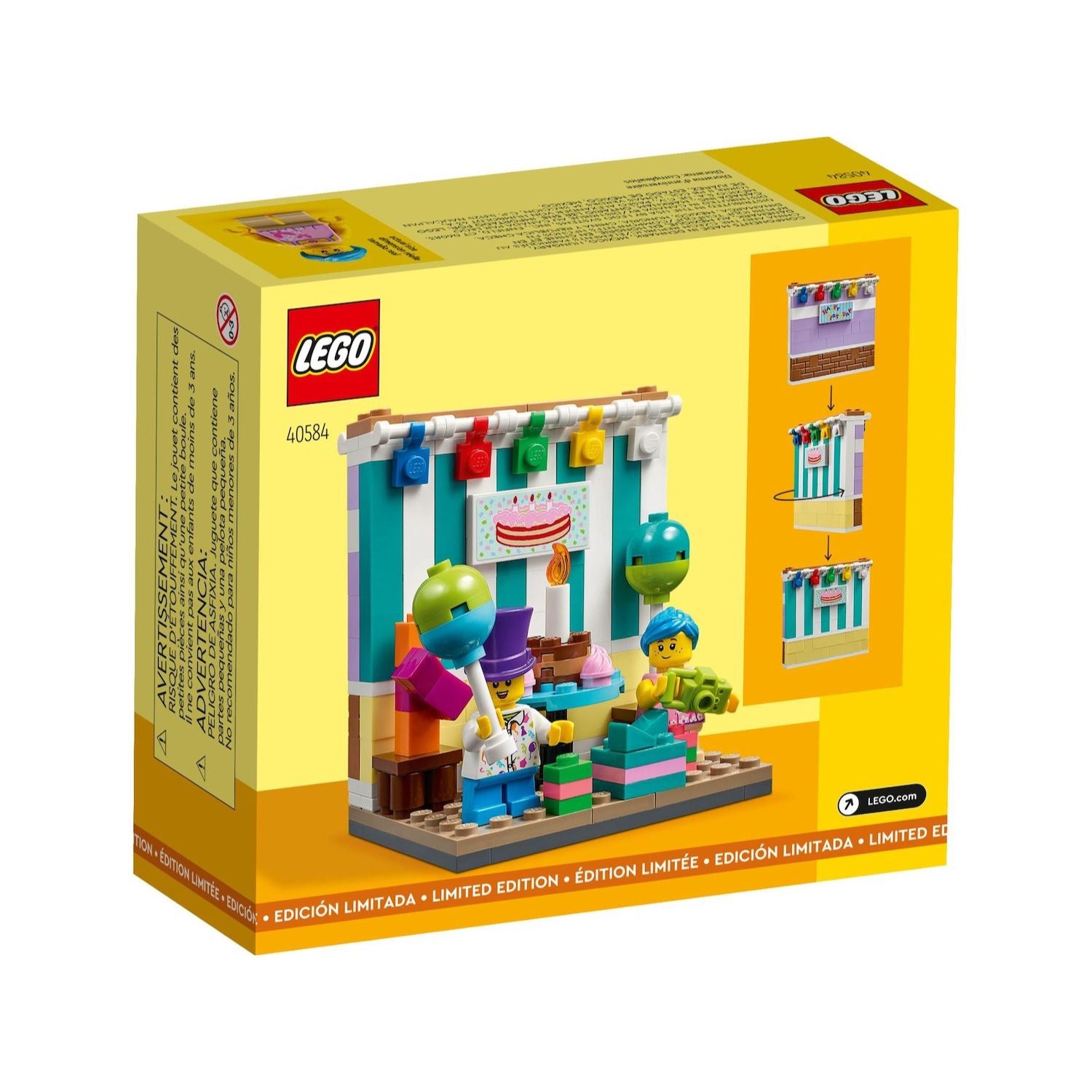 NEU - LEGO Holiday & Event (40584) Geburtstagsdiorama | Birthday Diorama