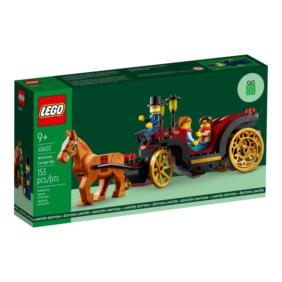 NEU - LEGO Holidays & Events (40603) Weihnachtskutsche | Wintertime Carriage Ride