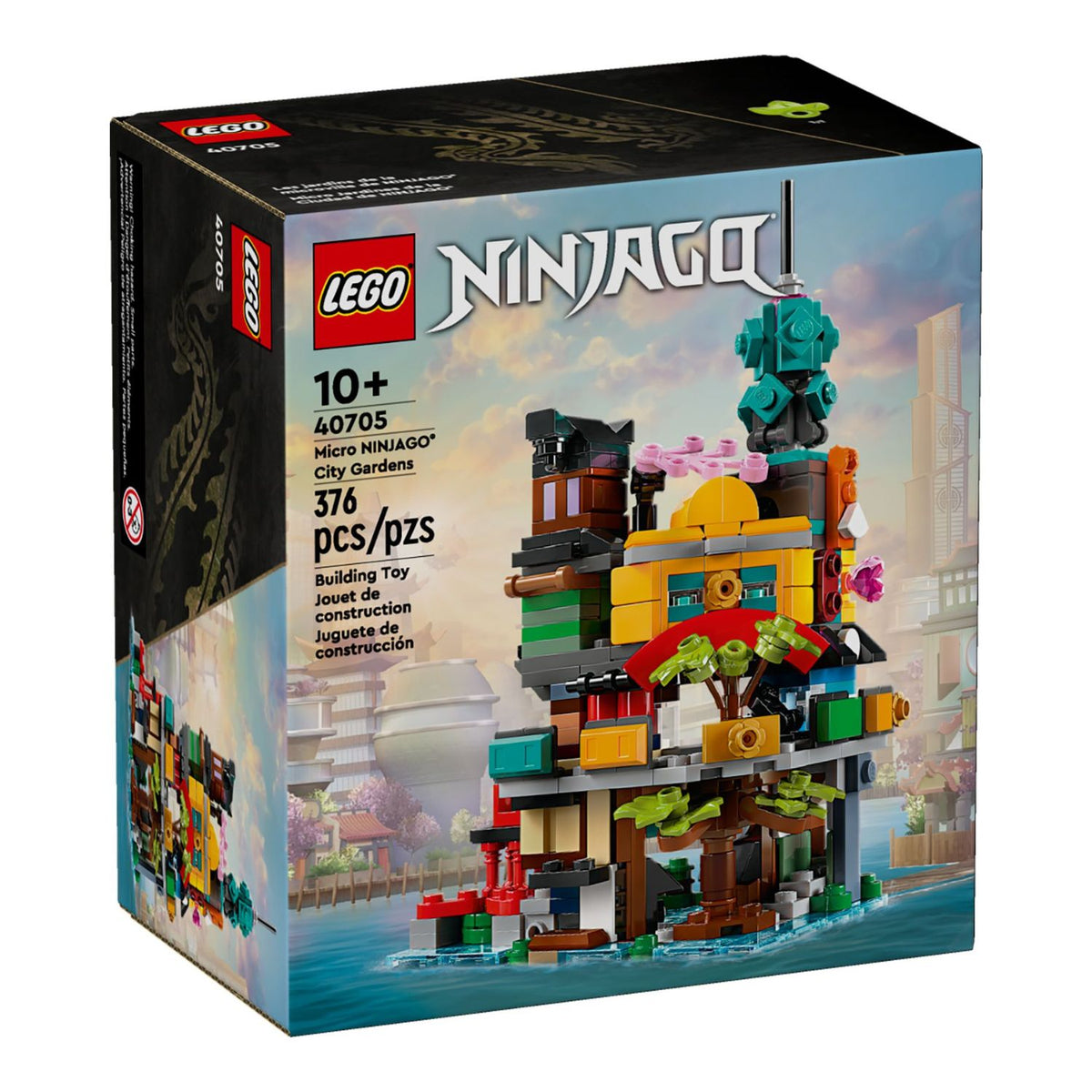 NEU - LEGO Ninjago (40705) Mikromodell der Gärten von NINJAGO City | Micro NINJAGO City Gardens