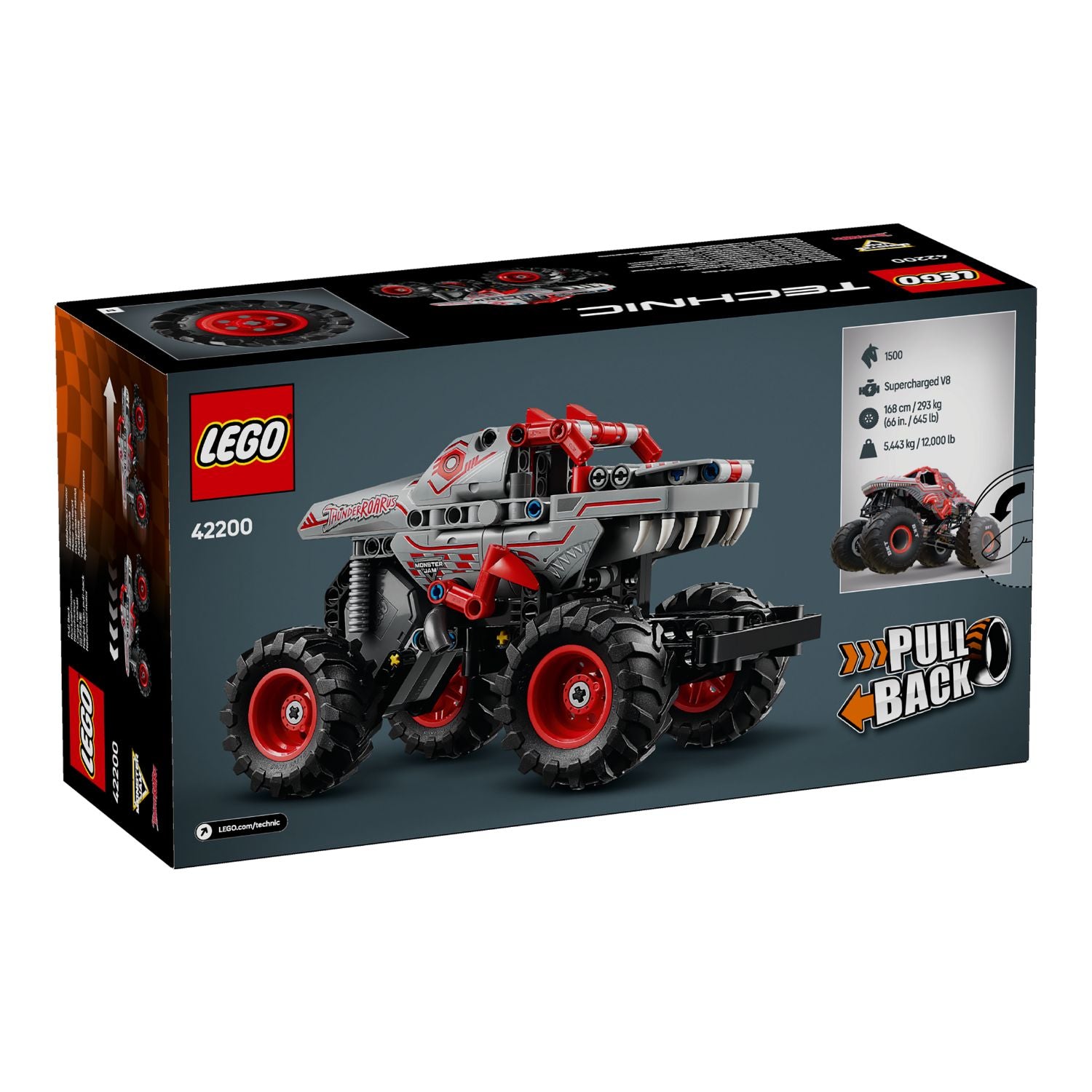NEU - LEGO Technic (42200) Monster Jam ThunderROARus Pull-Back