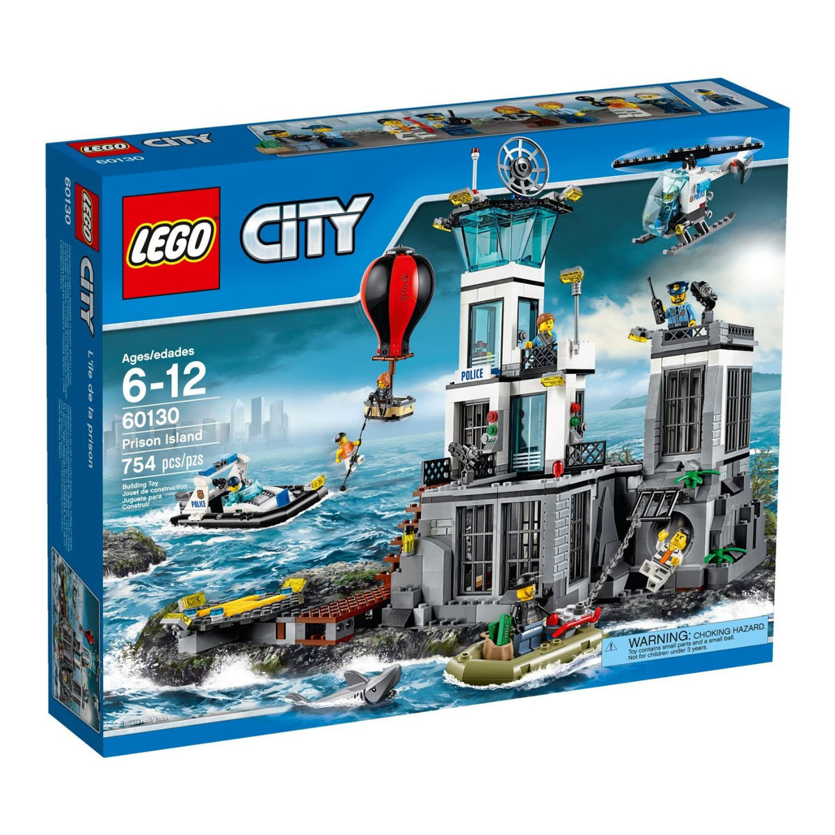 NEU - LEGO CITY (60130) Polizeiquartier auf der Gefängnisinsel | Prison Island