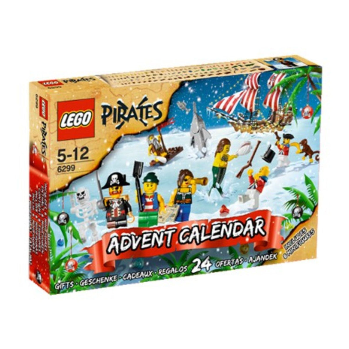 NEU - LEGO Pirates (6299) Piraten Adventskalender 2009