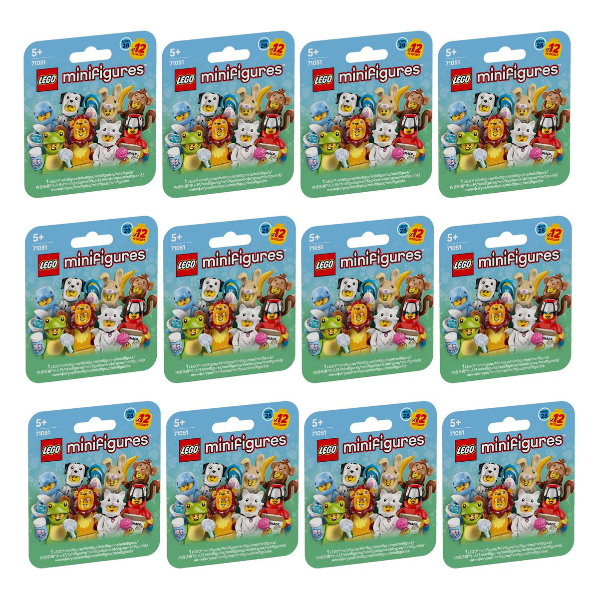 NEU - LEGO Collectable Minifigures (71051) Serie 28: Tiere | 12er Pack