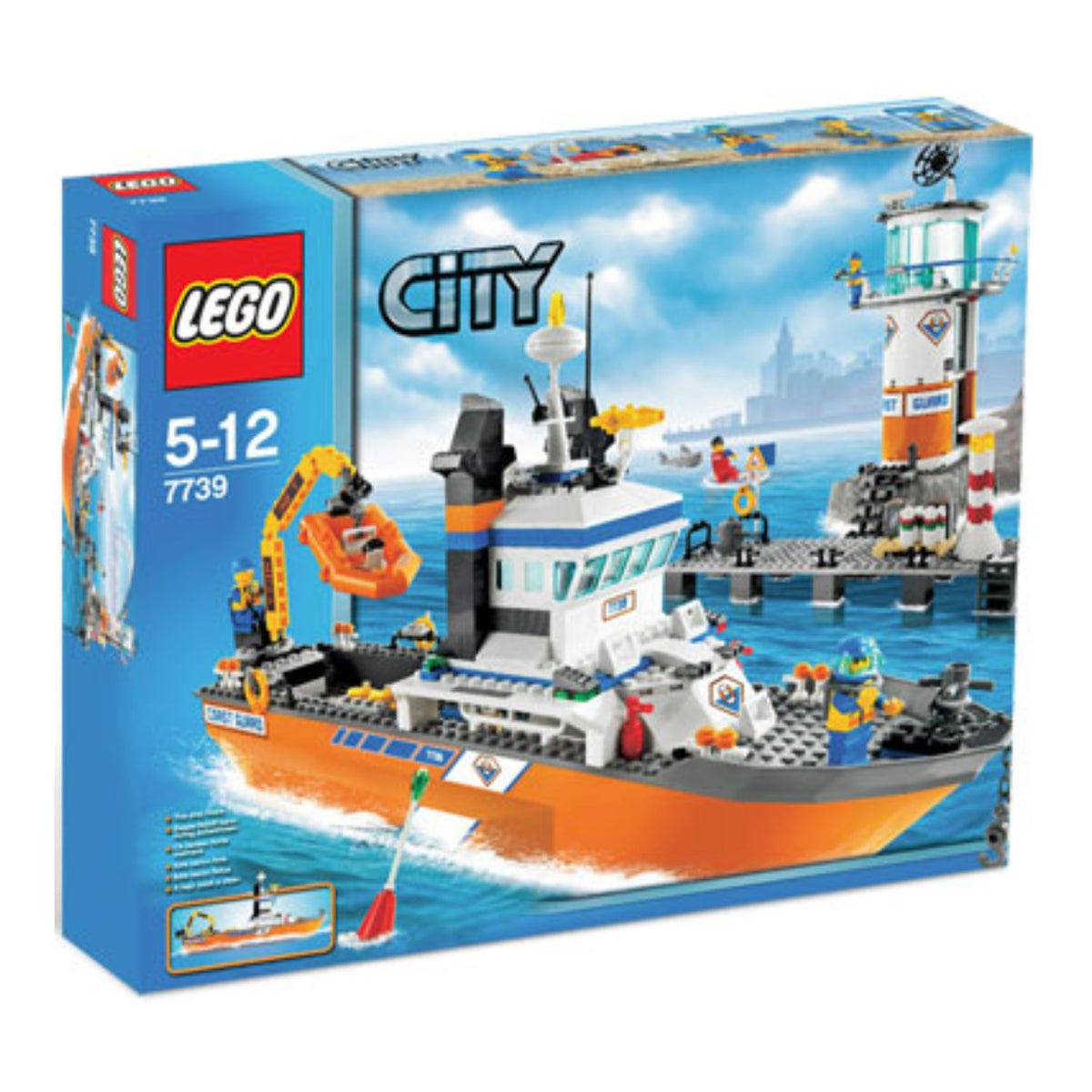 NEU - LEGO City (7739) Rettungsschiff und Turm der Küstenwache | Coast Guard Patrol Boat & Tower
