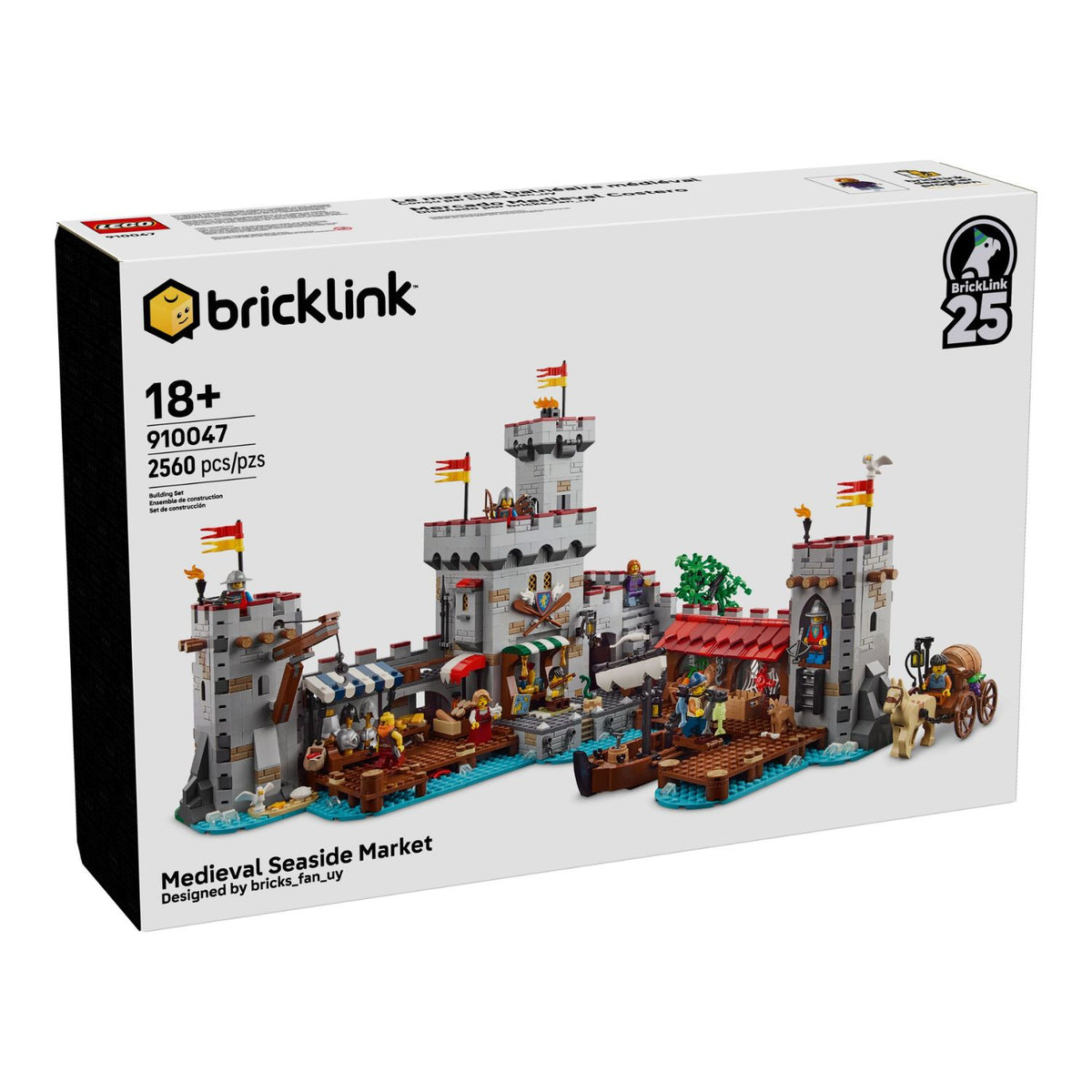 NEU - LEGO Bricklink (910047) Markt am Meer im Mittelalter | Medieval Seaside Market