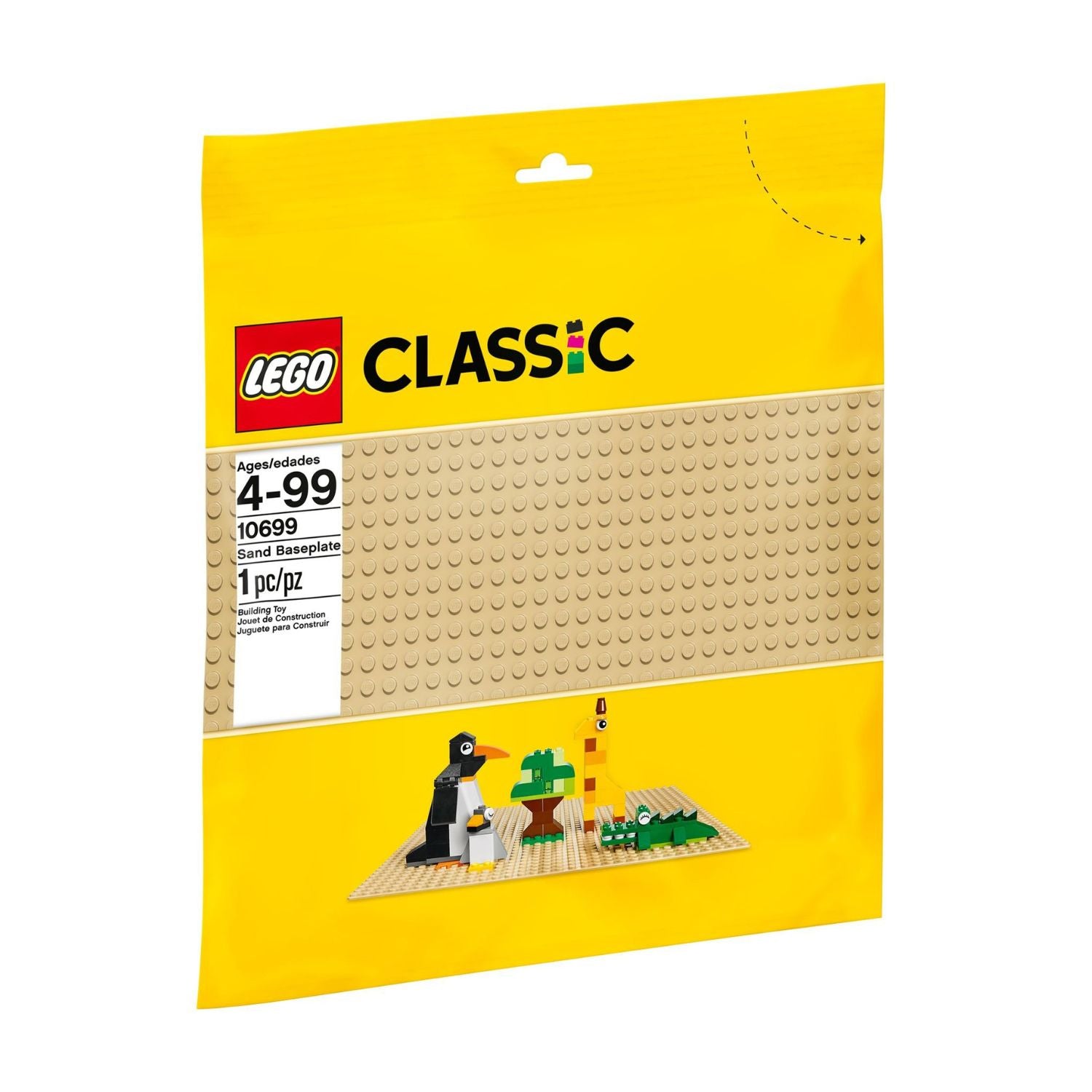 LEGO Grundplatte 3811 in Beige, perfekt für den Bau von LEGO Landschaften, Gebäuden und Szenen. Diese stabile, großzügige Platte bietet eine ideale Grundlage für kreative Projekte und ermöglicht es, Modelle auf einer neutralen, sandfarbenen Fläche zu präsentieren. Perfekt für verschiedenste Bauideen und zum Ausstellen von LEGO Kreationen
