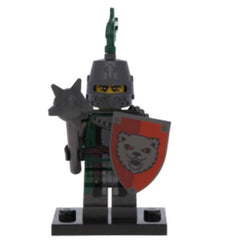NEW - LEGO col15-03 - Frightening Knight, Series 15 (Set mit Stand und Zubehör)