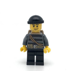 LEGO cty0501 - Police (City Burglar, Knit Cap and Open Backpack)