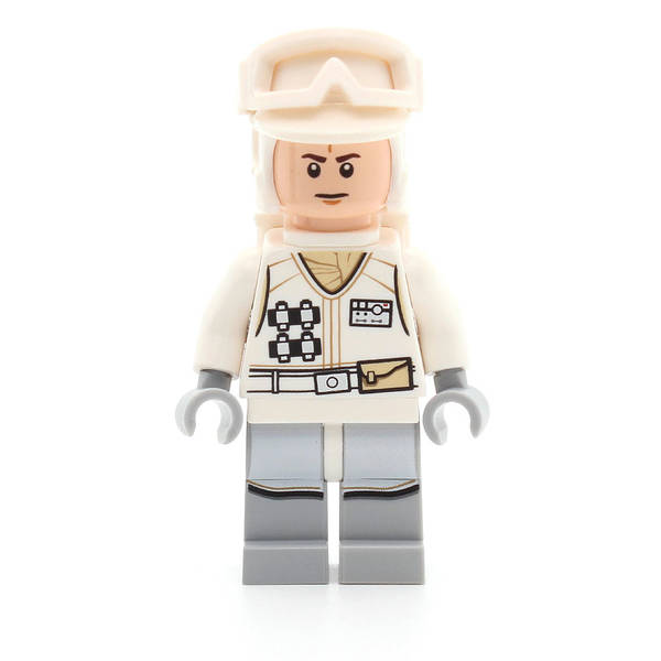 LEGO sw0708 - Hoth Rebel Trooper (White Uniform) - (Frown)