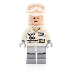 LEGO sw0708 - Hoth Rebel Trooper (White Uniform) - (Frown)