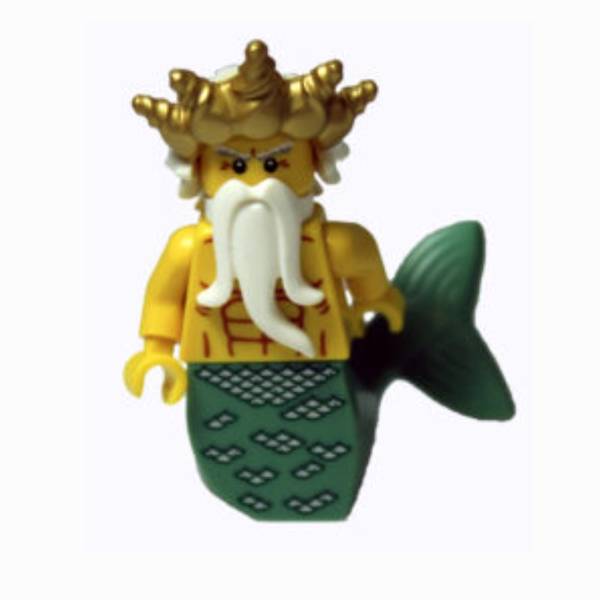 LEGO col101 - Ocean King,  Series 7 (Minifigur ohne Stand und Zubehör)