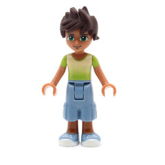 LEGO frnd275 - Friends Liam (Sand Blue Long Shorts, Lime and Yellow T-Shirt)