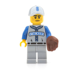 LEGO col157 - Baseball Fielder, Series 10 (Minifigur ohne Stand und Zubehör)