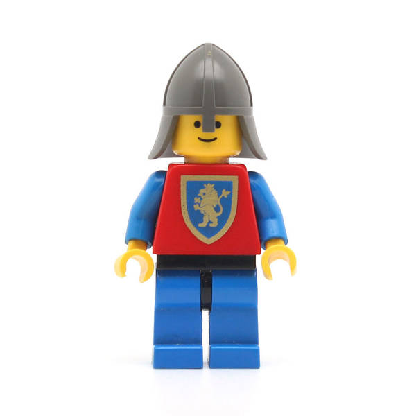 LEGO cas115 - Crusader Lion (Blue Legs with Black Hips, Dark Gray Neck-Protector)