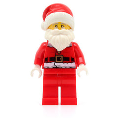 LEGO hol110 - Santa (Red Legs, Fur Lined Jacket with Button, Glasses)