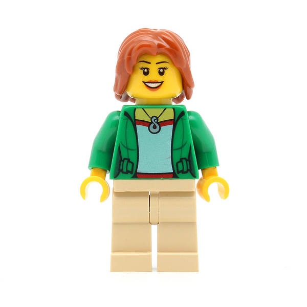 LEGO cty0624 -Camper (Female, Tan Legs)