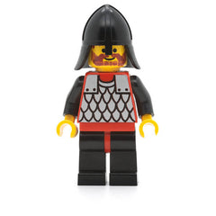 LEGO cas149 - Scale Mail (Red with Black Arms, Black Legs with Red Hips, Black Neck-Protector)