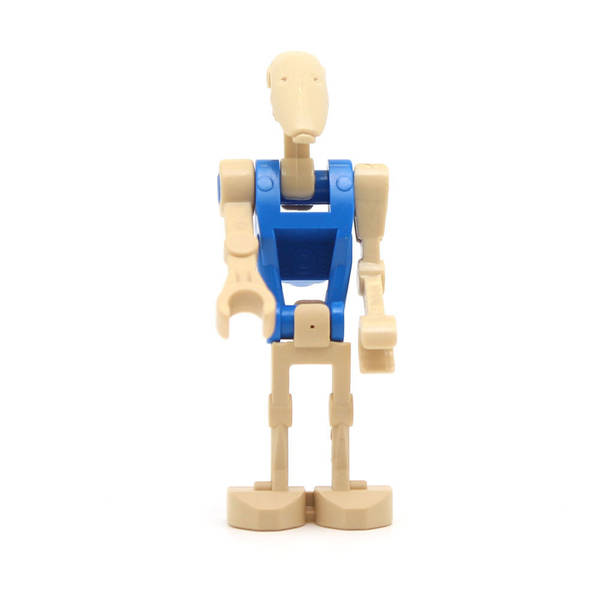 LEGO sw0095 - Battle Droid Pilot with Blue Torso and Straight Arm