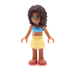 LEGO frnd032 - Friends Andrea (Bright Light Yellow Shorts, Dark Azure Bikini Top)