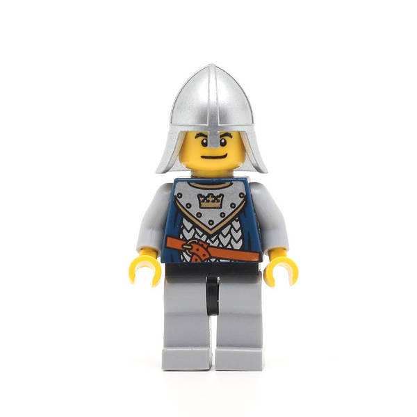 LEGO cas341 - Fantasy Era (Crown Knight Scale Mail with Crown, Helmet with Neck Protector)