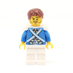 LEGO pi151 - Bluecoat Sergeant 2 (Stubble)