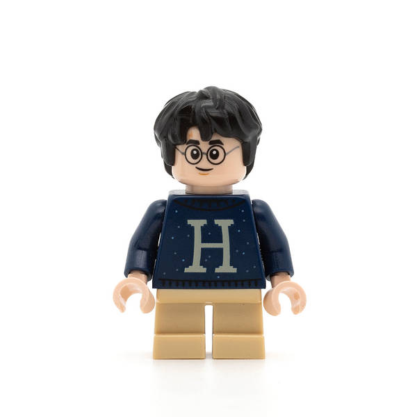LEGO hp206 - Harry Potter (Dark Blue Sweater with Letter H)