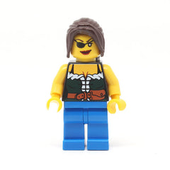 LEGO pi101 - Pirate (Female, Blue Legs)