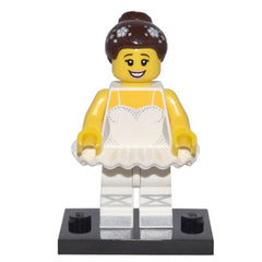 NEW - LEGO col15-10 - Ballerina, Series 15 (Set mit Stand und Zubehör)