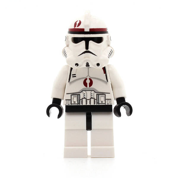 LEGO sw0130 - Clone Trooper Episode 3, Dark Red Markings