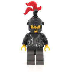 LEGO cas250 - Fright Knights (Knight 1, Black Dragon Helmet, Red 3-Feather Plume)
