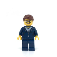 LEGO cty0656 -Businesswoman (Dark Blue Pants Suit, Glasses)