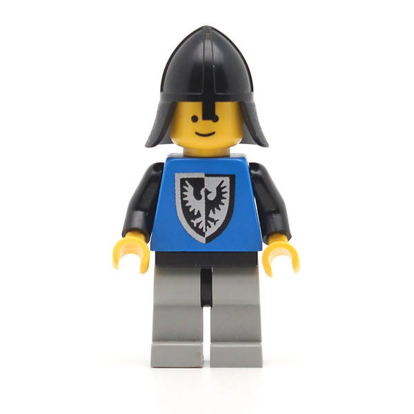LEGO cas103 - Black Falcon (Light Gray Legs with Black Hips, Black Neck-Protector)