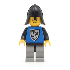 LEGO cas103 - Black Falcon (Light Gray Legs with Black Hips, Black Neck-Protector)