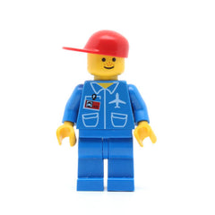 LEGO air007 - Airport (Blue, Blue Legs, Red Cap)