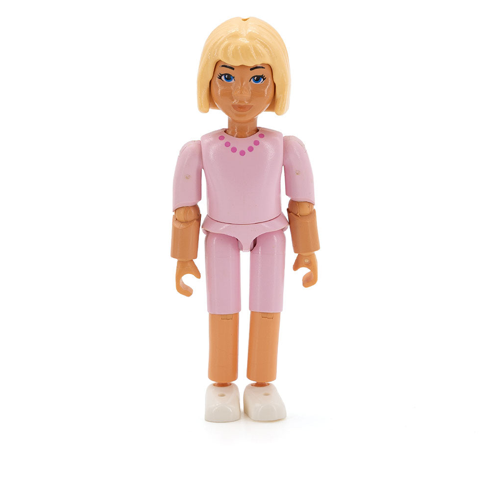 LEGO belvfemale24 - Belville Female (Pink Shorts, Pink Shirt with Necklace Pattern, Light Yellow Hair)