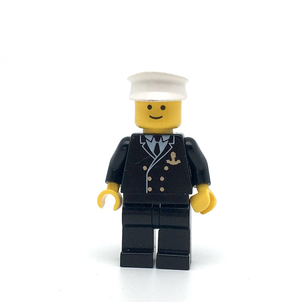 LEGO boat001 - Boat Admiral with Gold Anchor Pattern